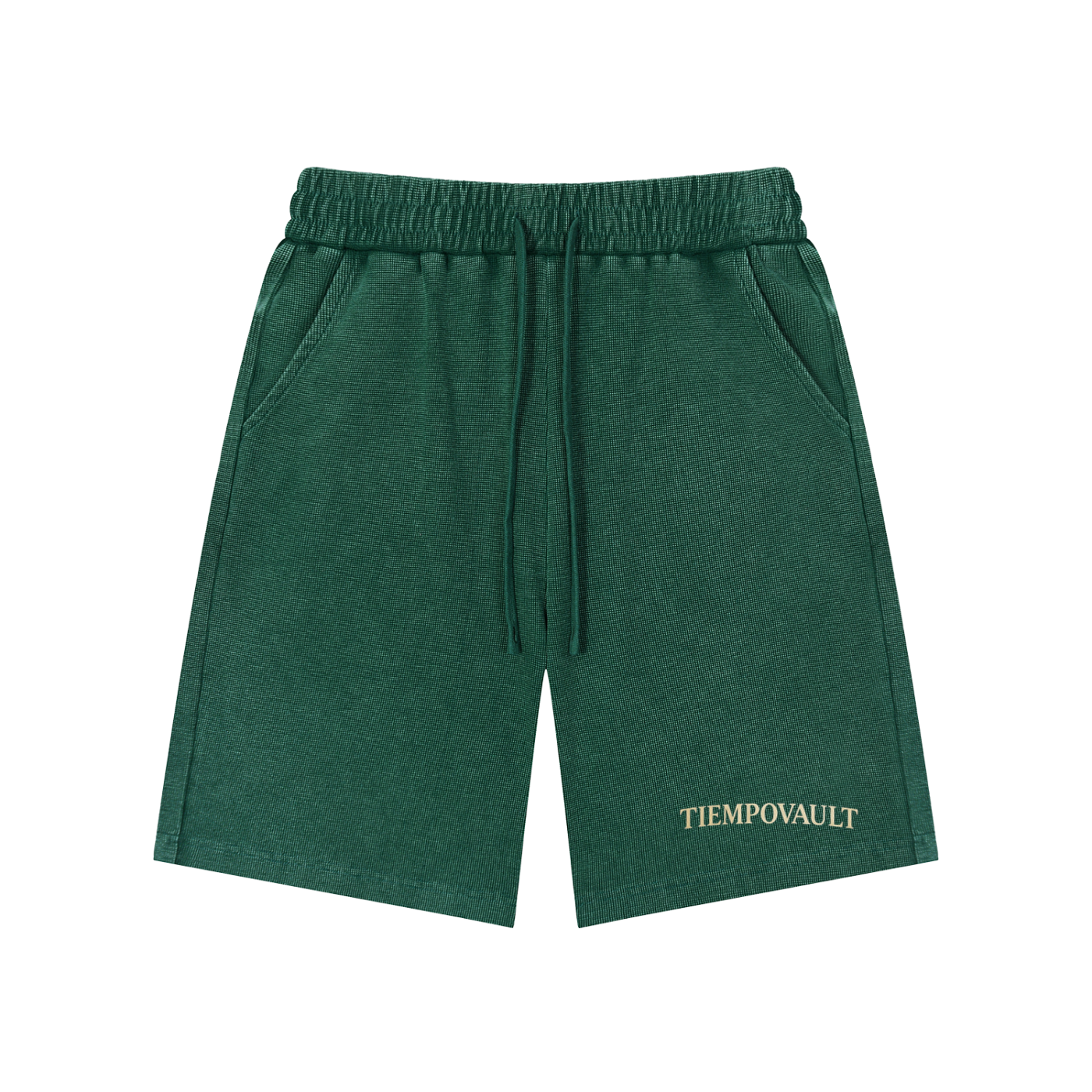 Mineral Wash Waffle Knit Shorts