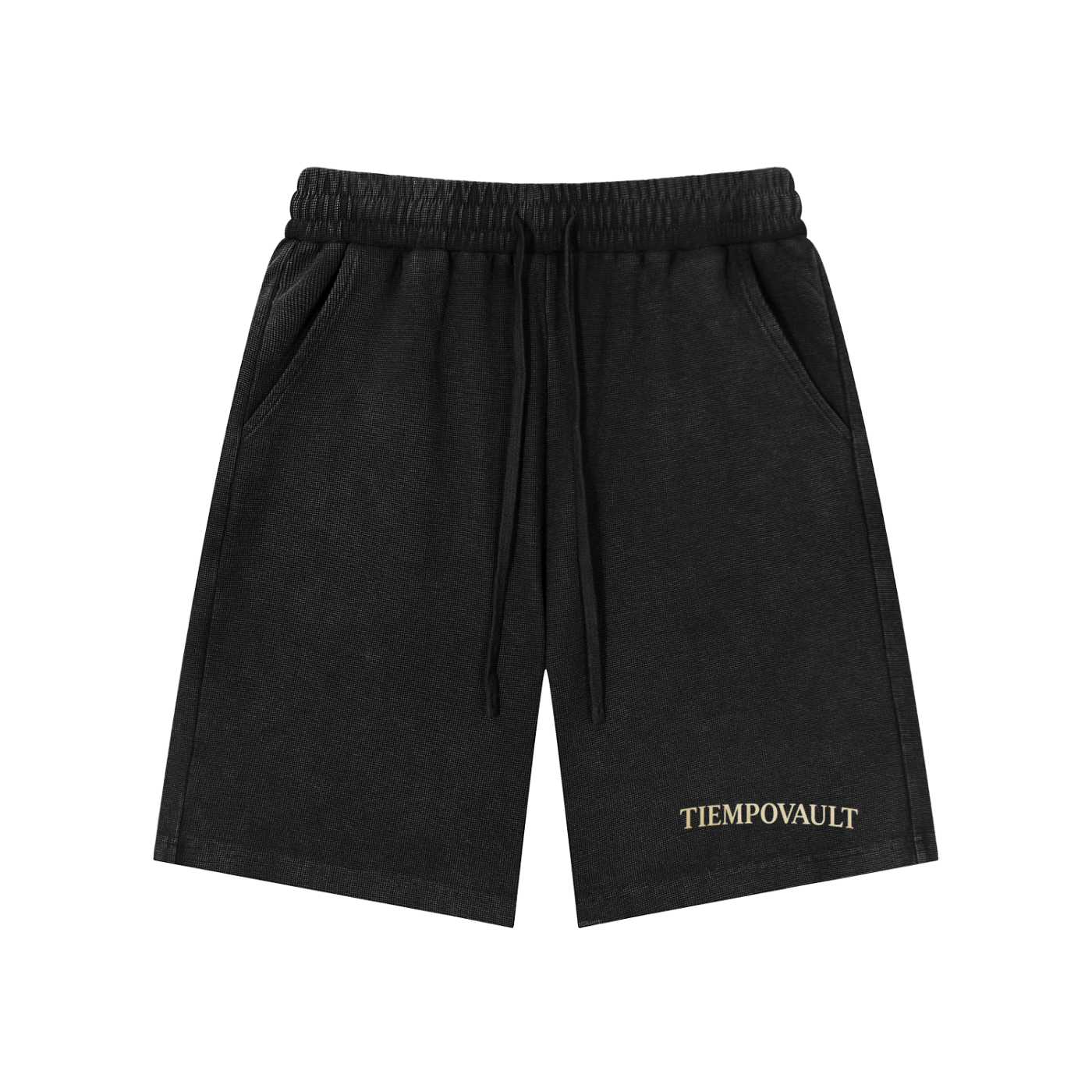 Mineral Wash Waffle Knit Shorts