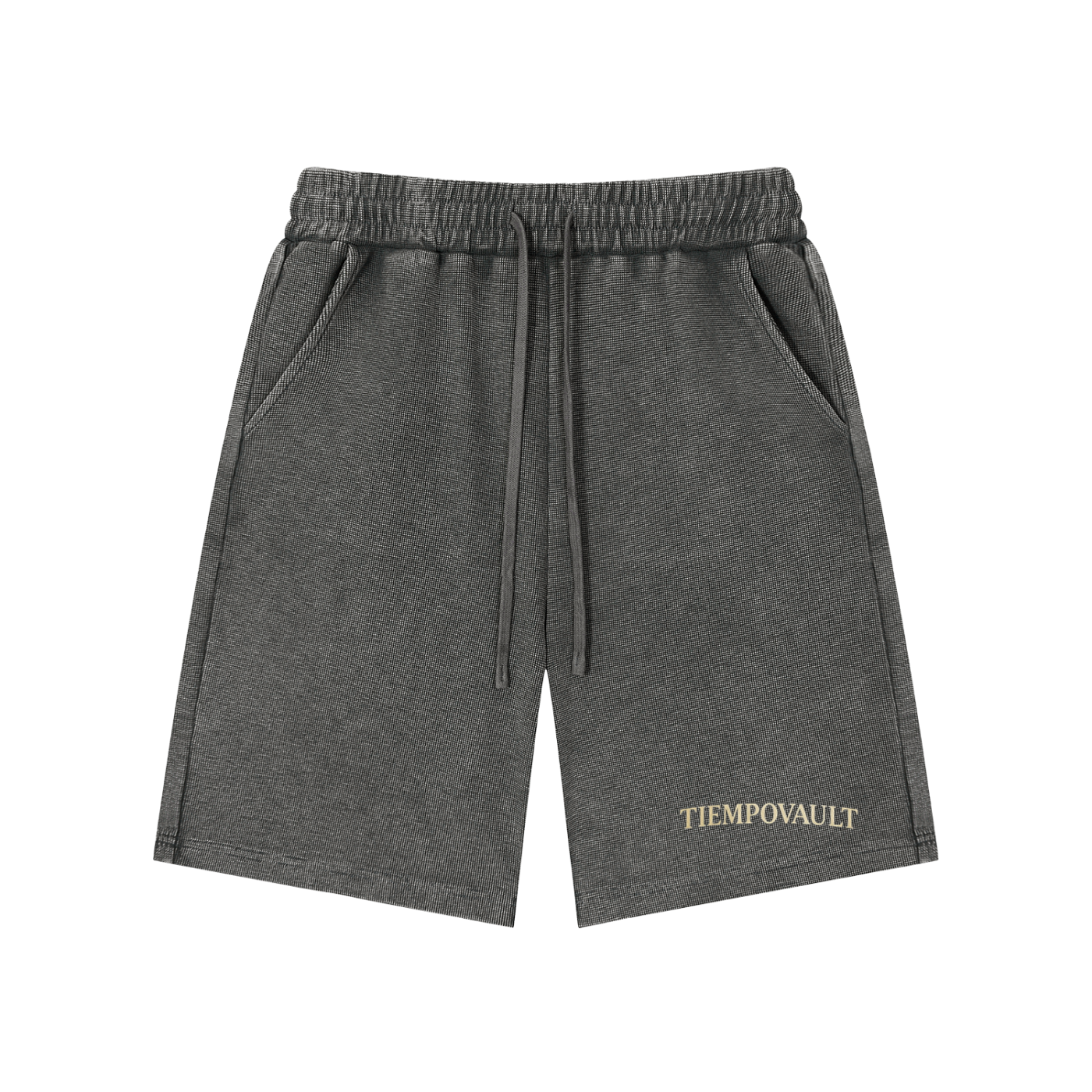 Mineral Wash Waffle Knit Shorts