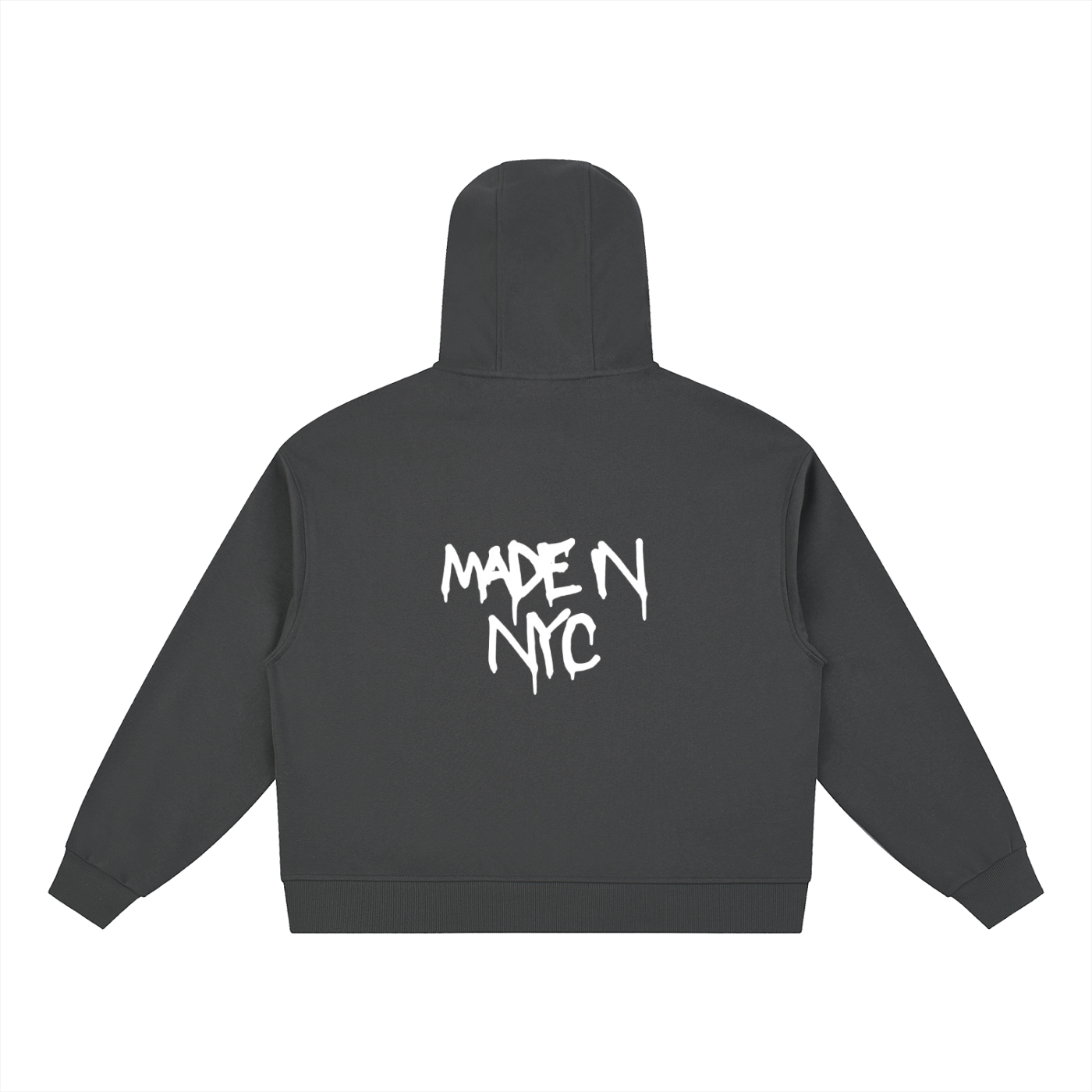 Boxy Button Placket Hoodie