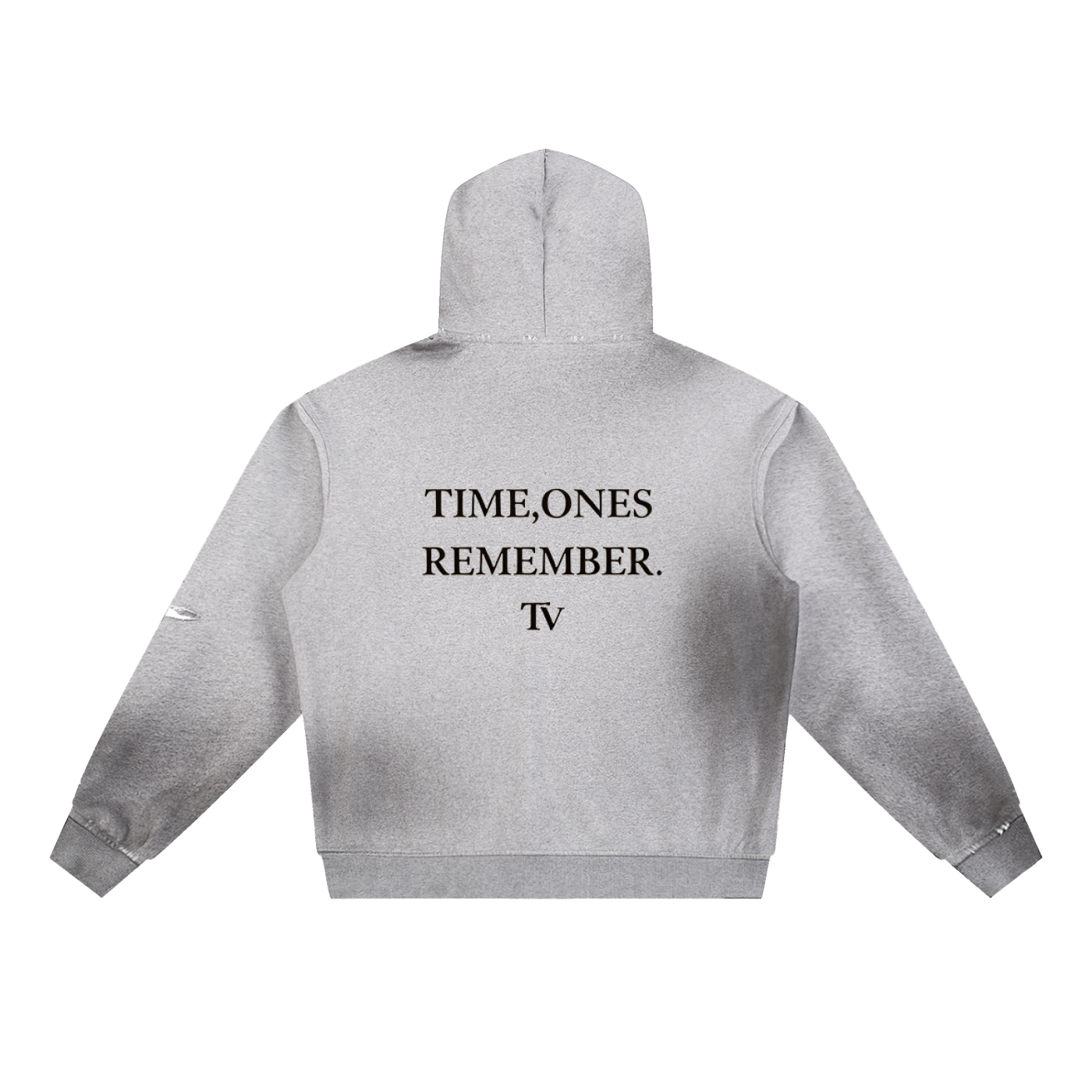 Sun Fade Frayed Fleece Hoodie