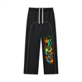 Contrast-Stitched Fleece Sweatpants