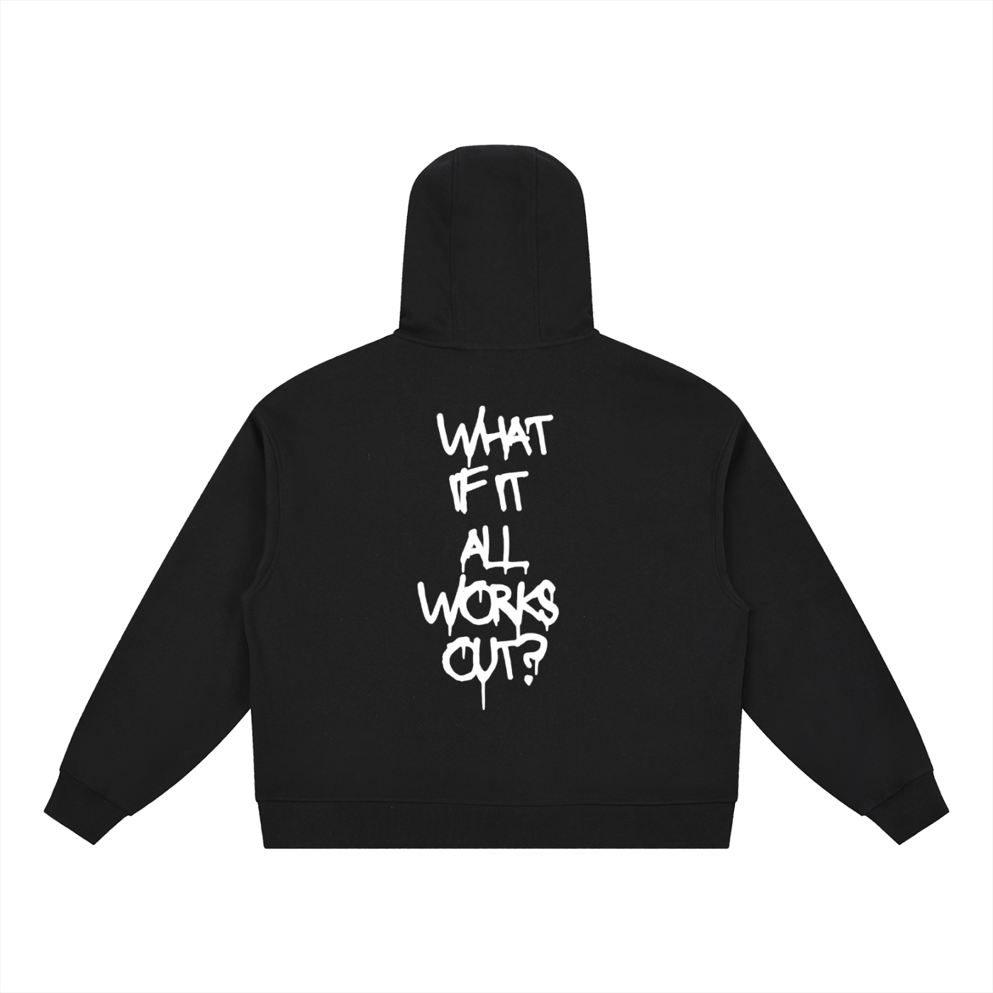 Boxy Button Placket Hoodie