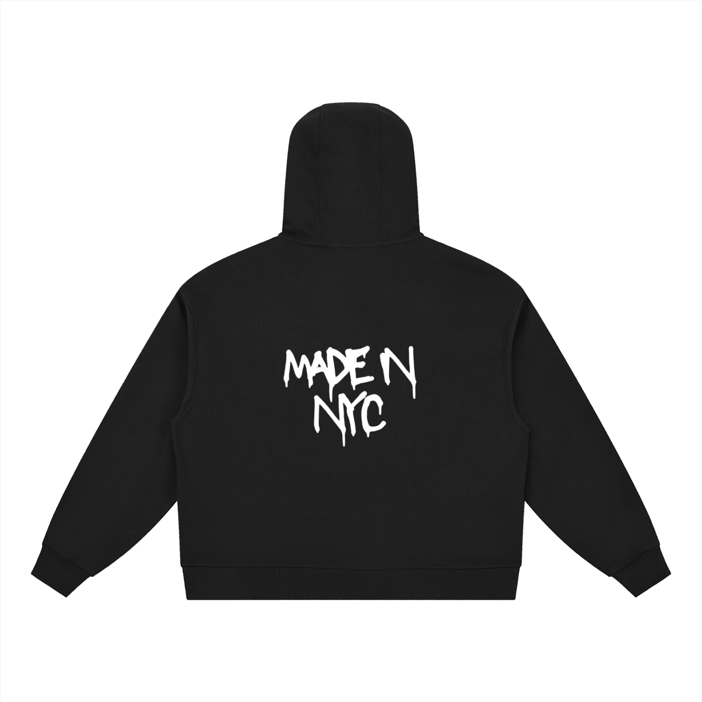 Boxy Button Placket Hoodie